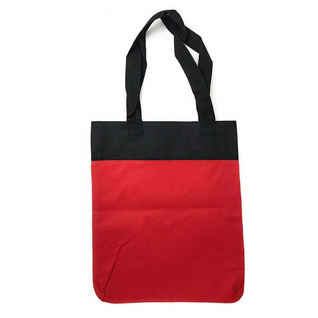 4 Pack Reusable Grocery Shopping Bags Totes Travel Gym Sports Plain 14X15