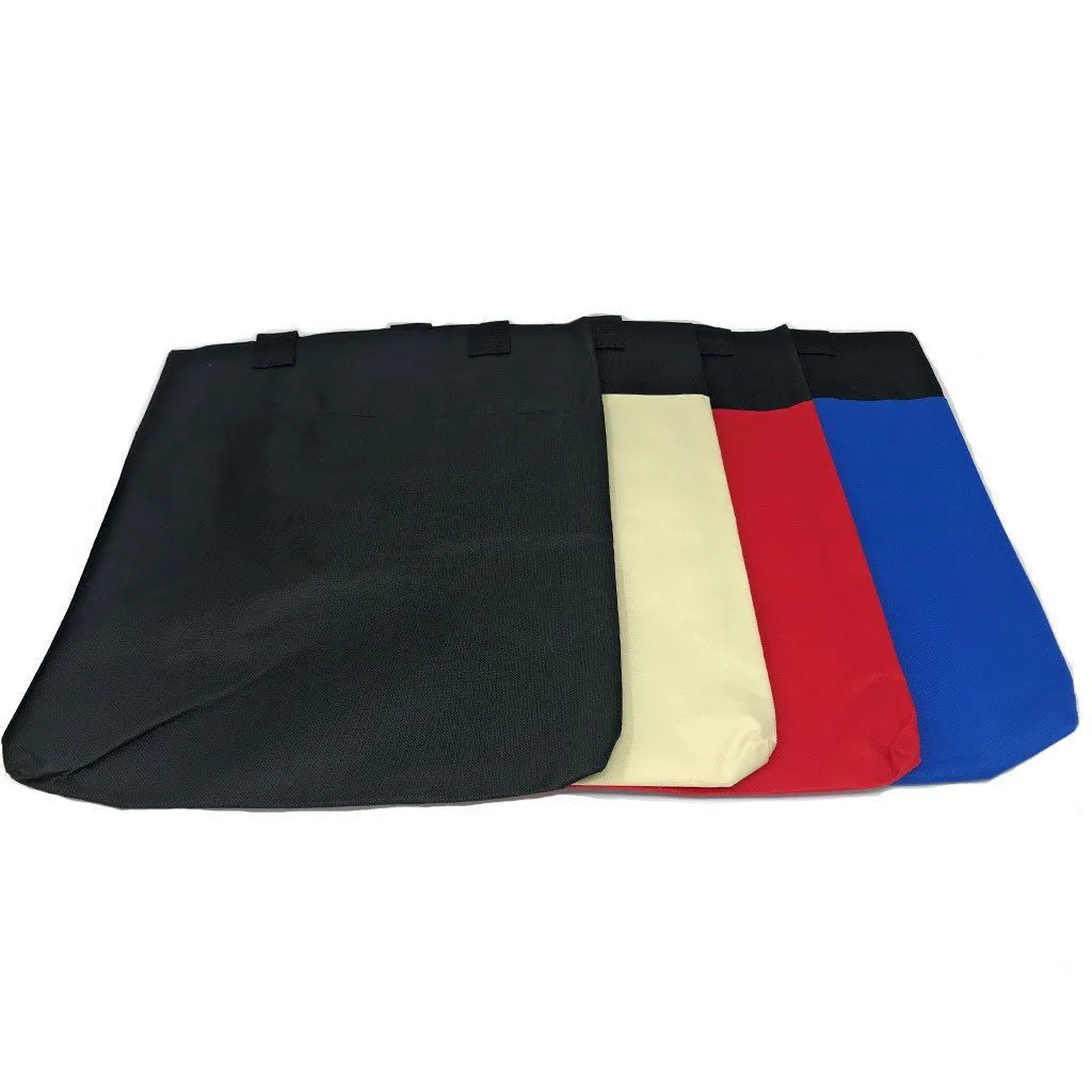 4 Pack Reusable Grocery Shopping Bags Totes Travel Gym Sports Plain 14X15