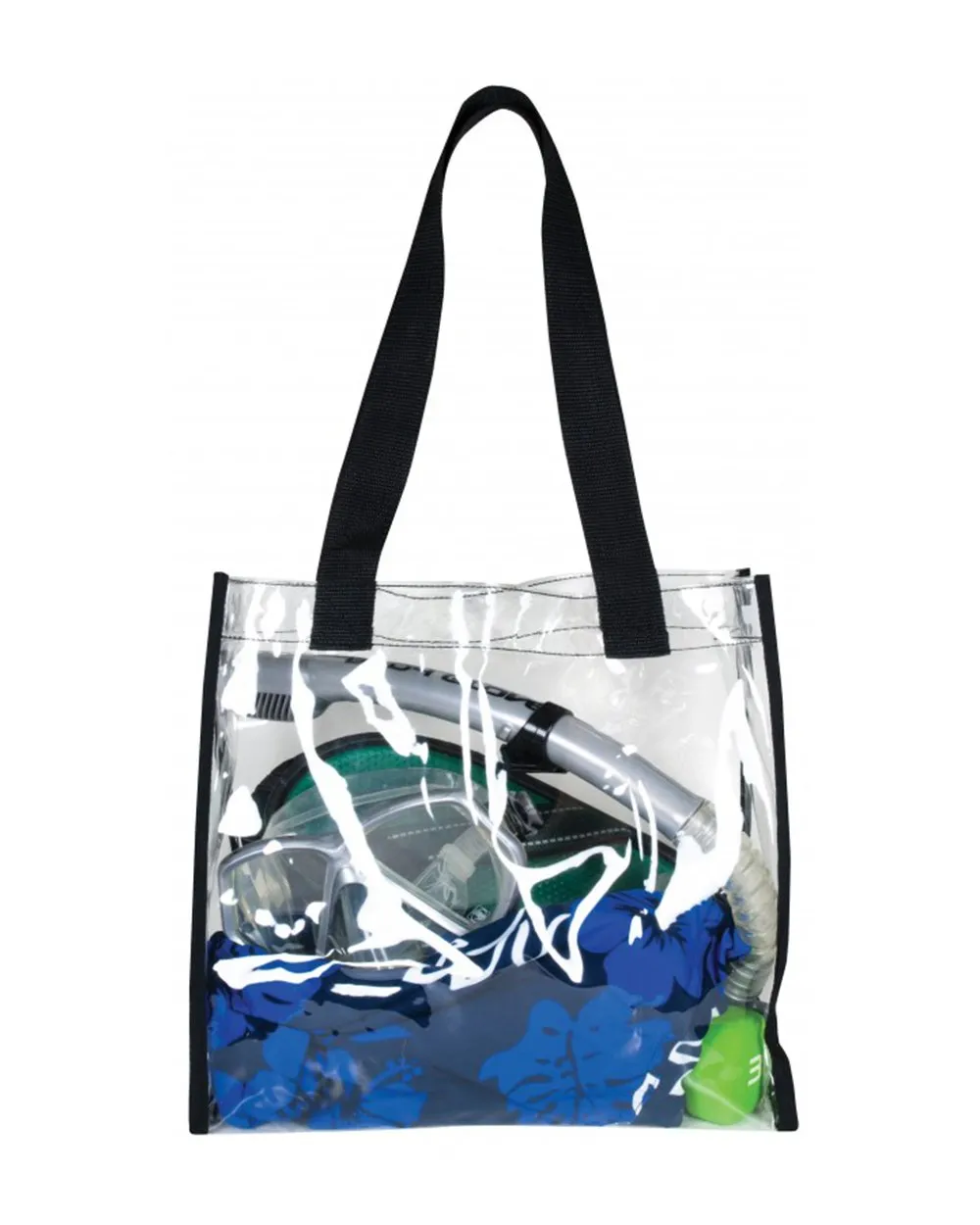 6 ct Transparent Stadium Approved Clear Tote Bags - By Bundle