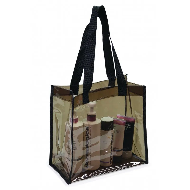 6 ct Transparent Stadium Approved Clear Tote Bags - By Bundle