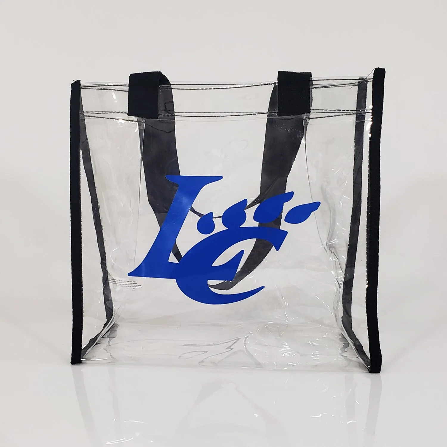 6 ct Transparent Stadium Approved Clear Tote Bags - By Bundle
