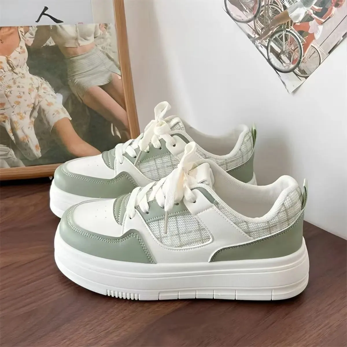 binfenxie  -  New Designer Sports Casual Sneakers for Women Spring Autumn Platform Board Shoes Female Fashion Breathable Zapatos De Mujer