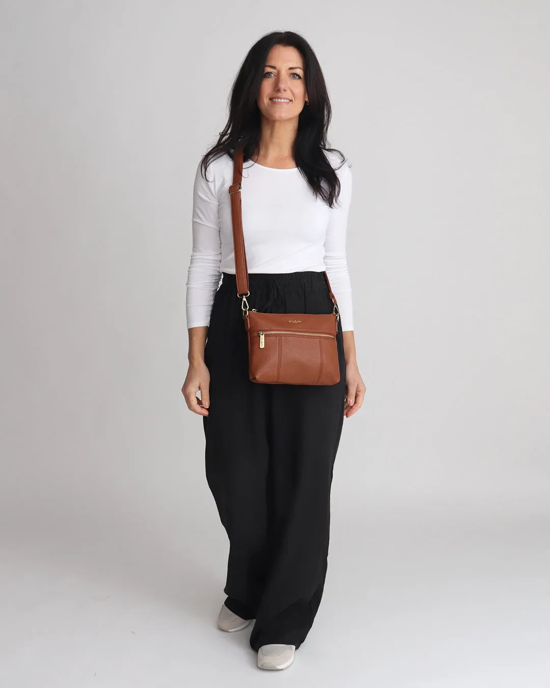 Blake Mini Crossbody - Tan