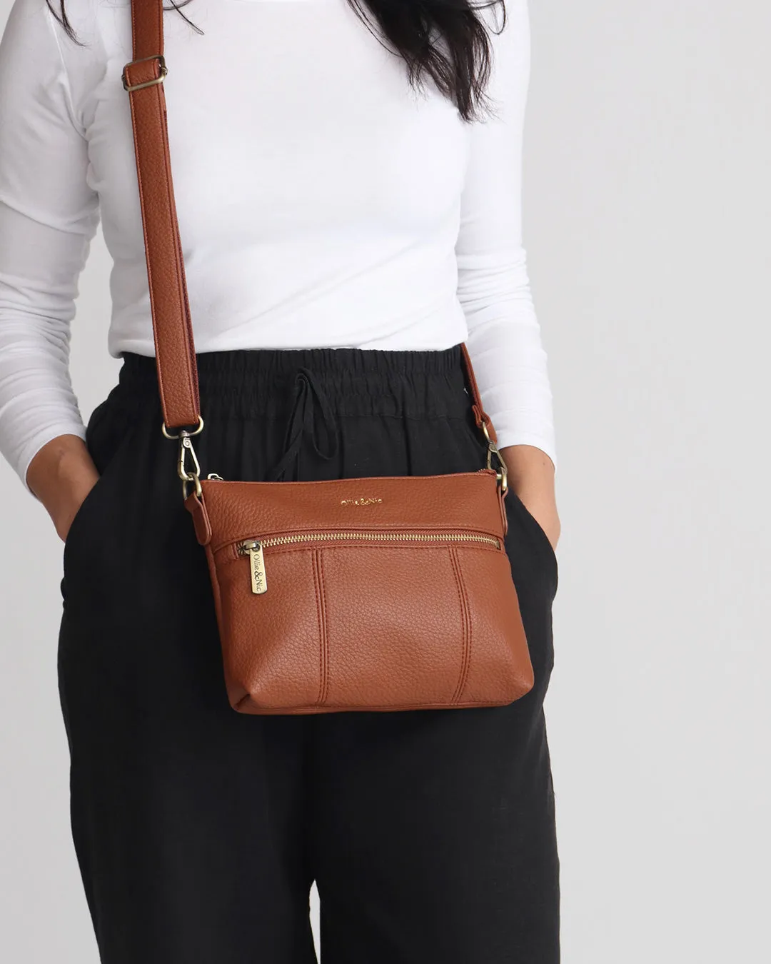 Blake Mini Crossbody - Tan
