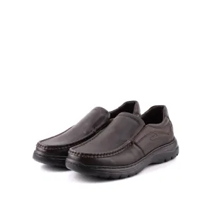 camel active Leather Elegant Slip On Formal Shoes Men Coffee GARDNER 802404-HX1-33
