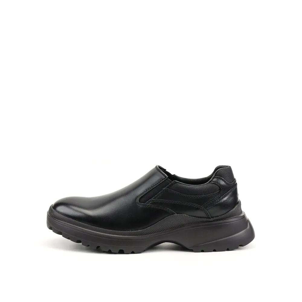 camel active Leather Slip On Shoes Men DOYCE-802367-TM1-1-Black