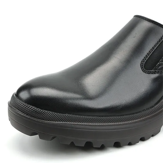 camel active Leather Slip On Shoes Men DOYCE-802367-TM1-1-Black