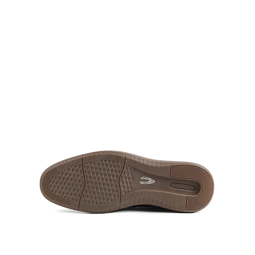 camel active Leather Slip On Shoes Men ZORYA - 802366-TM1-32 - Dark Brown