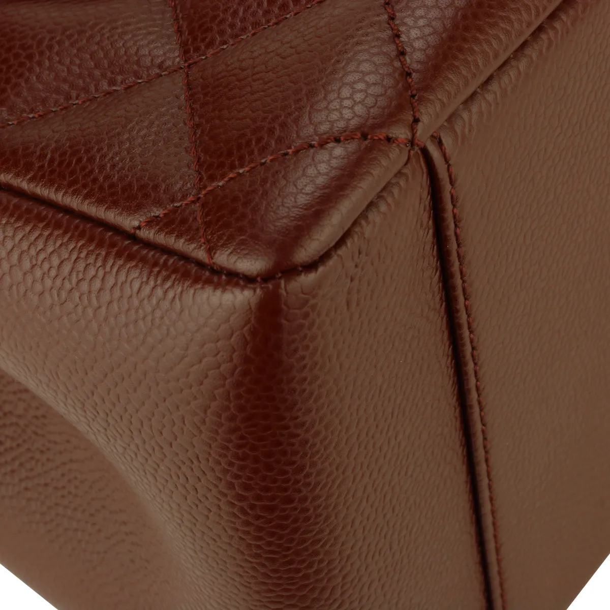 Chanel Grand Shopping Tote [GST] Burgundy Caviar Silver Hardware 2014