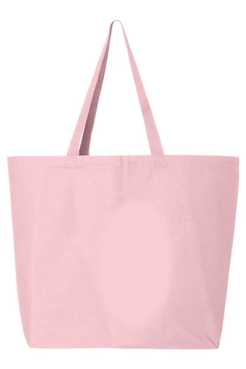 Checkered Trust In The Lord Canvas Jumbo Tote