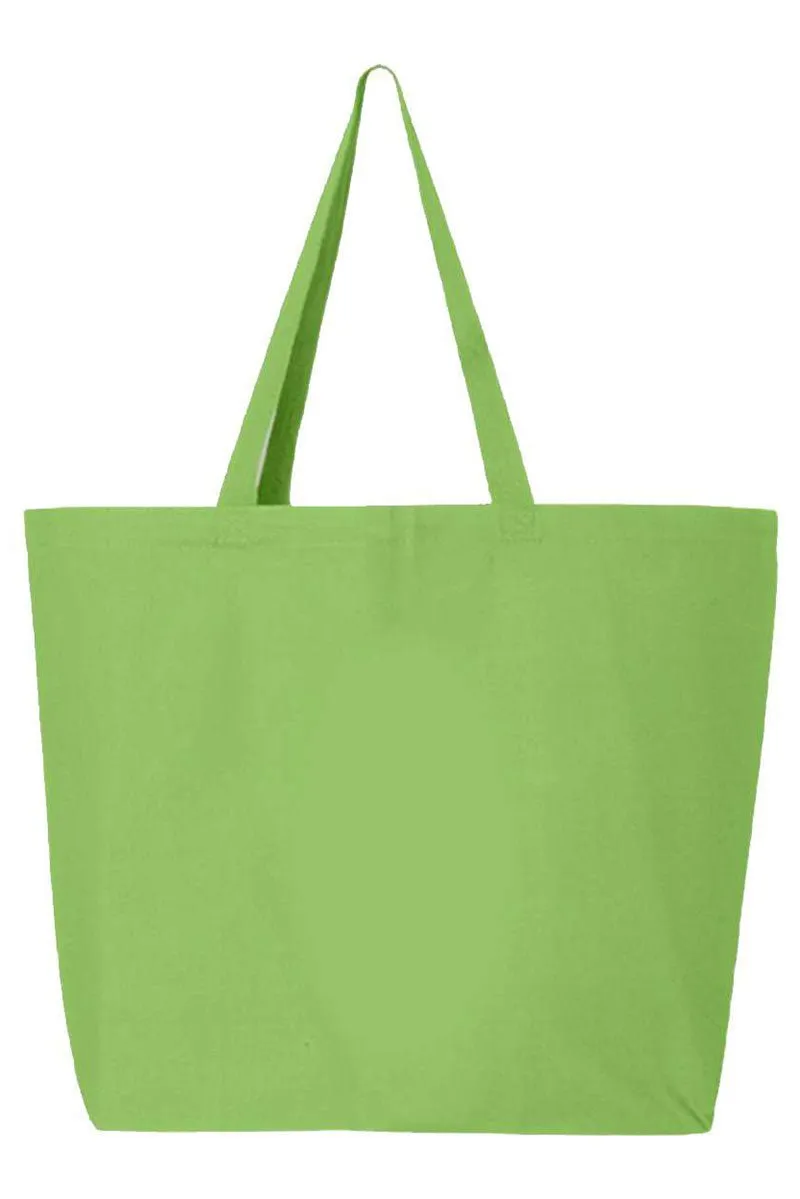 Checkered Trust In The Lord Canvas Jumbo Tote