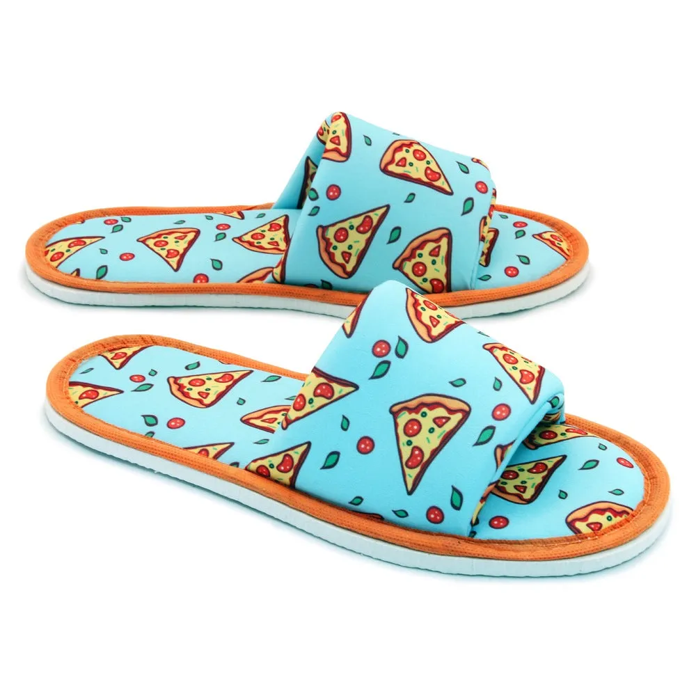 Chochili Men Pizza Slices Open Toe Home Garage Kitchen Dorm Slippers