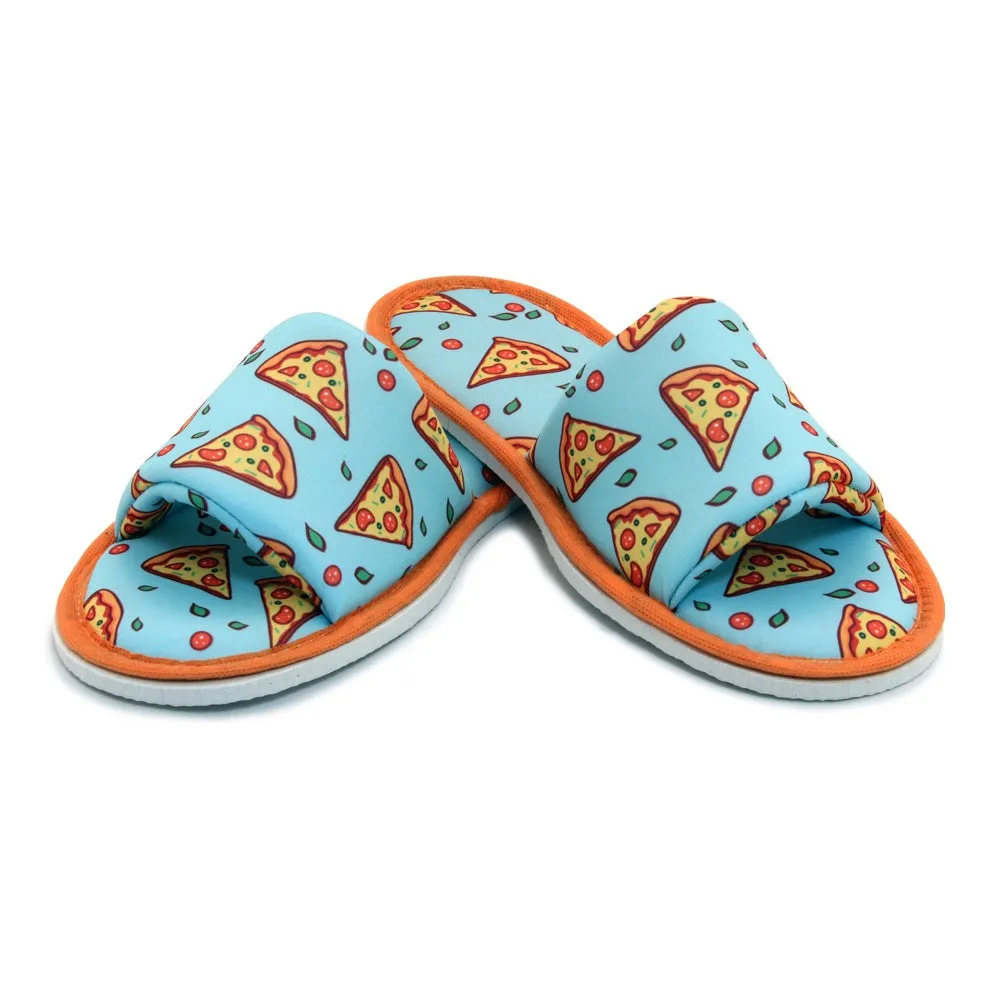 Chochili Men Pizza Slices Open Toe Home Garage Kitchen Dorm Slippers
