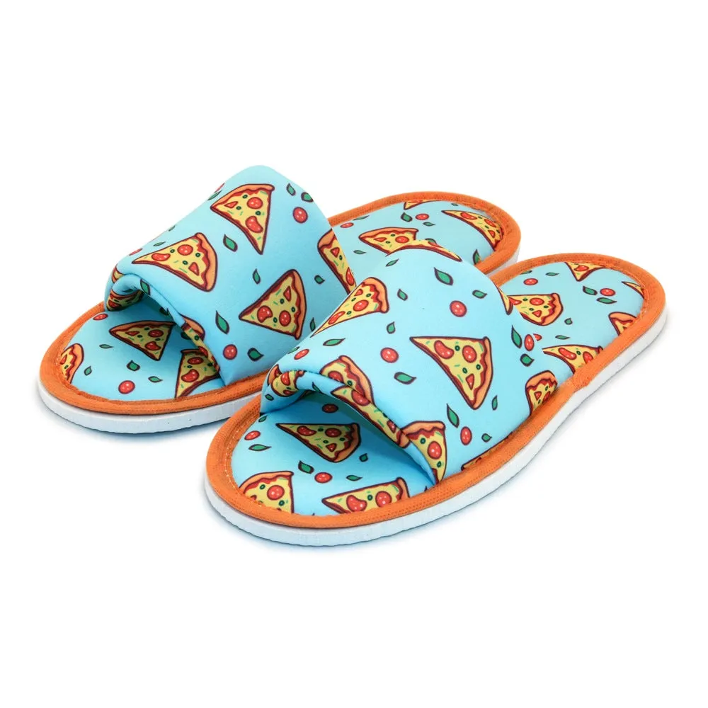 Chochili Men Pizza Slices Open Toe Home Garage Kitchen Dorm Slippers