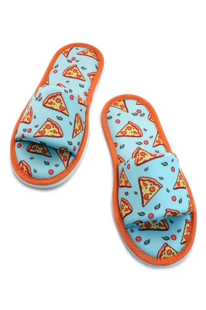 Chochili Men Pizza Slices Open Toe Home Garage Kitchen Dorm Slippers