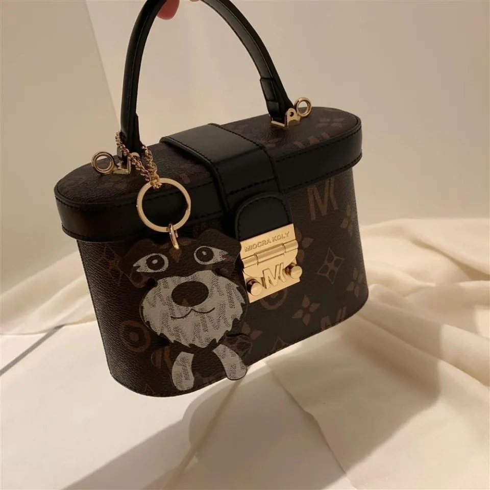 Christmas Gift Genuine Leather Bucket Bag For Women 2021 Fashion Single Shoulder Messenger Handbags Ladies Purses and Handbags Louis Brand Sac