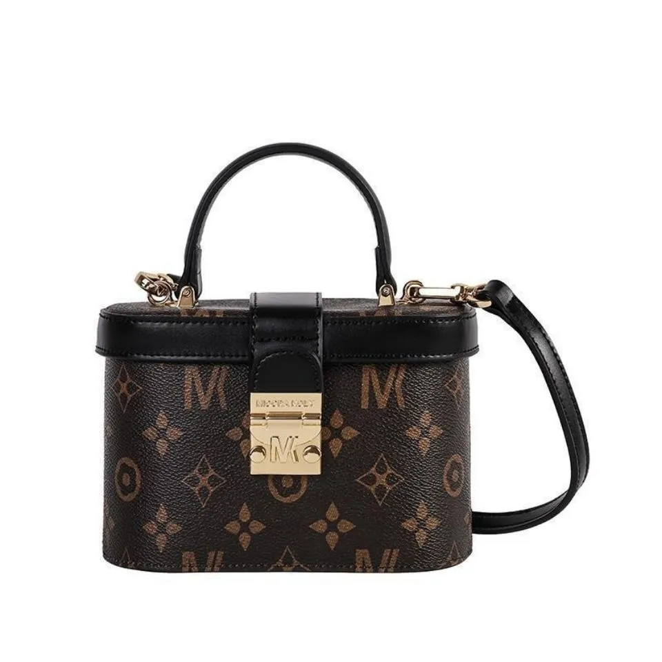 Christmas Gift Genuine Leather Bucket Bag For Women 2021 Fashion Single Shoulder Messenger Handbags Ladies Purses and Handbags Louis Brand Sac