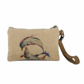Cott N Curls Wristlet | Dolphins