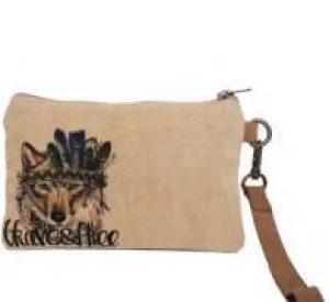 Cott N Curls Wristlet | Native Wolf