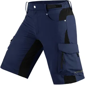 Cycorld Wanderhose Herren Kurz Trekking Shorts, Outdoor Shorts Schnell Trocknend Hiking Shorts Herren mit 6 Taschen, Herren Wandern-Trekking-Radfahren-Camping Hose Kurz