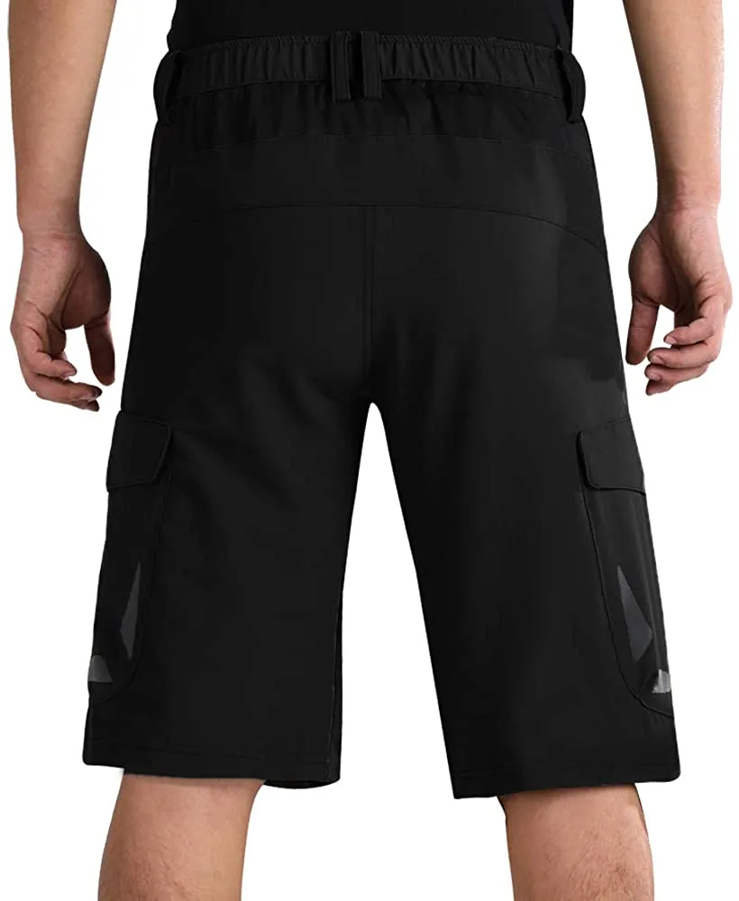 Cycorld Wanderhose Herren Kurz Trekking Shorts, Outdoor Shorts Schnell Trocknend Hiking Shorts Herren mit 6 Taschen, Herren Wandern-Trekking-Radfahren-Camping Hose Kurz