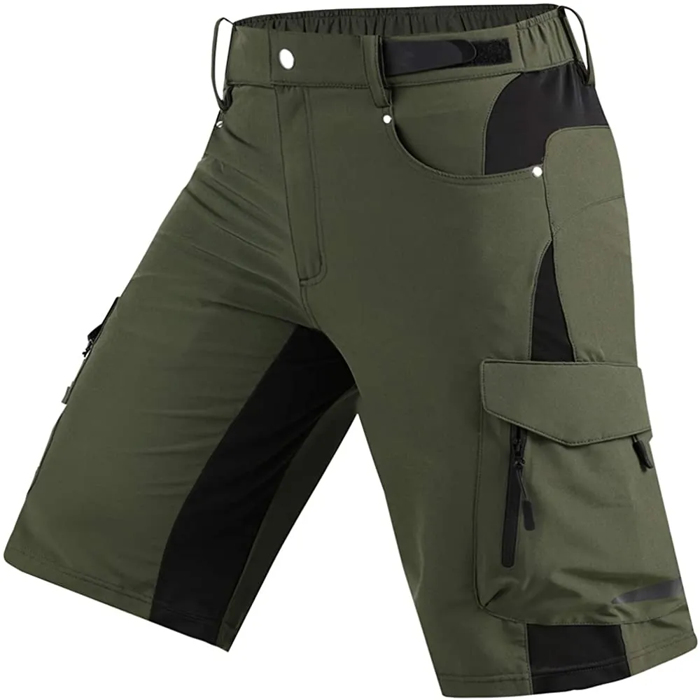 Cycorld Wanderhose Herren Kurz Trekking Shorts, Outdoor Shorts Schnell Trocknend Hiking Shorts Herren mit 6 Taschen, Herren Wandern-Trekking-Radfahren-Camping Hose Kurz