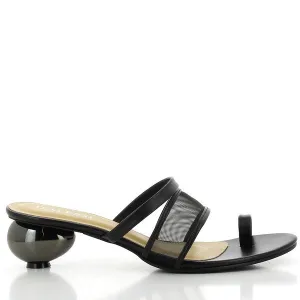 Dalessi Dewdrop Black Slides