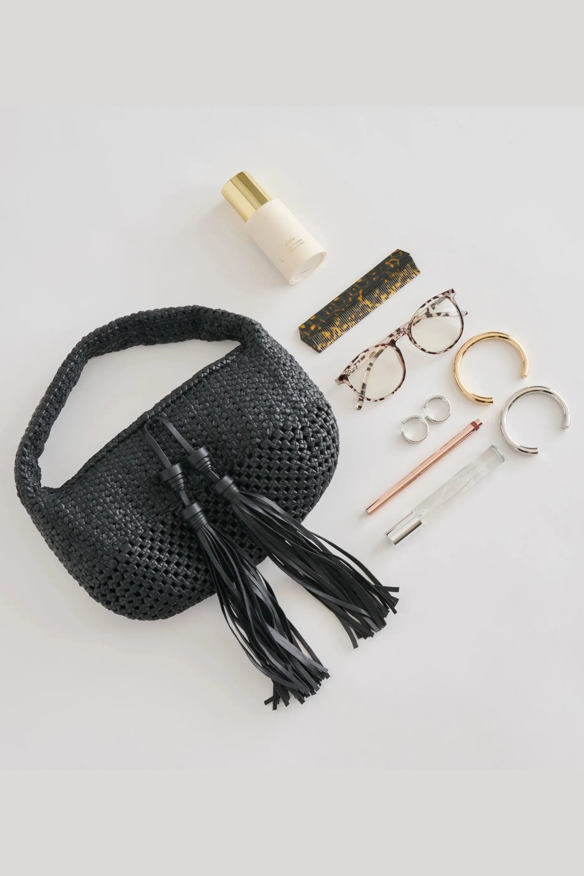 Dolce Vita Zenia Handbag - Black Leather
