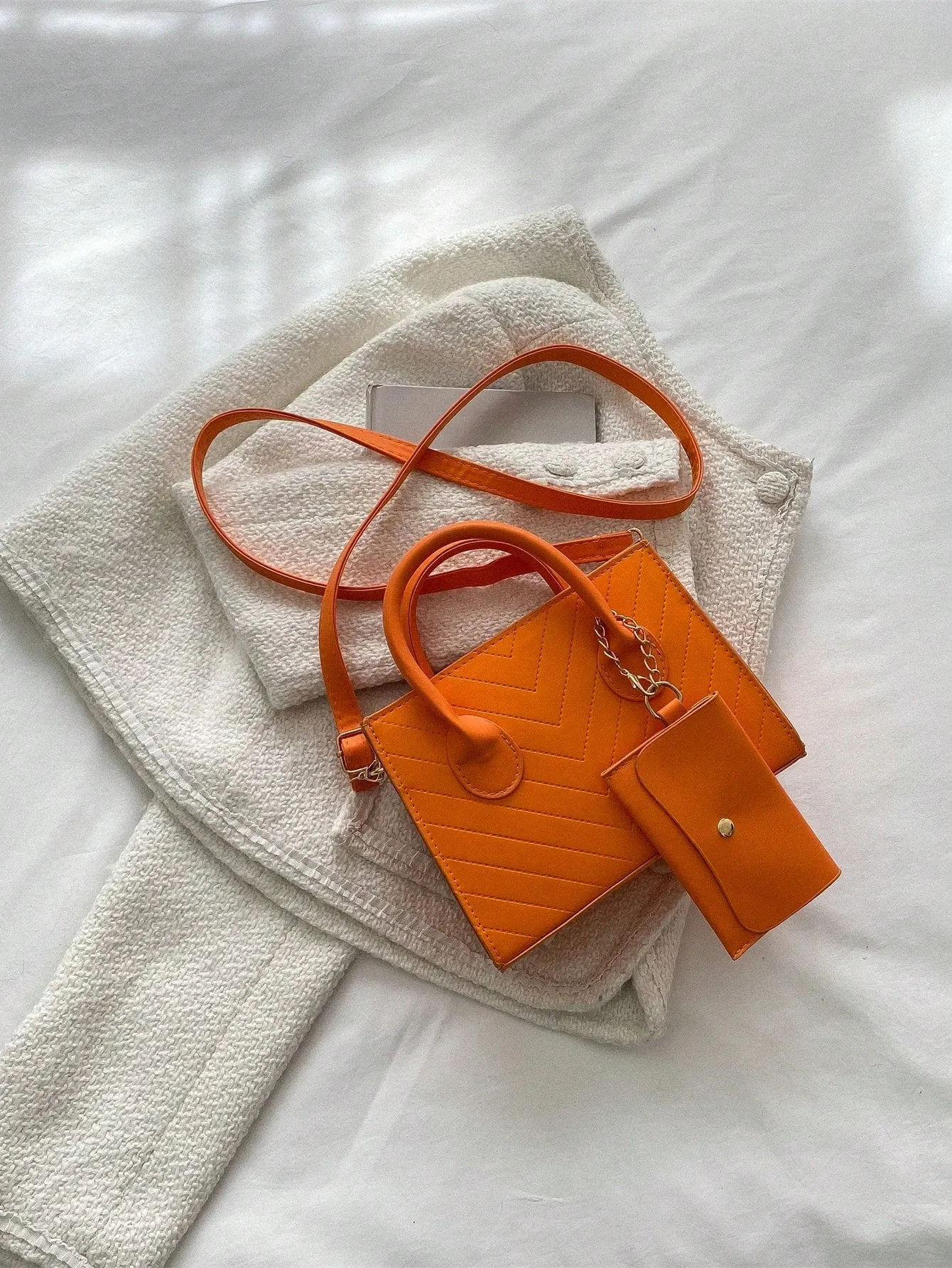 Double Handle Square  CLASSY Bag