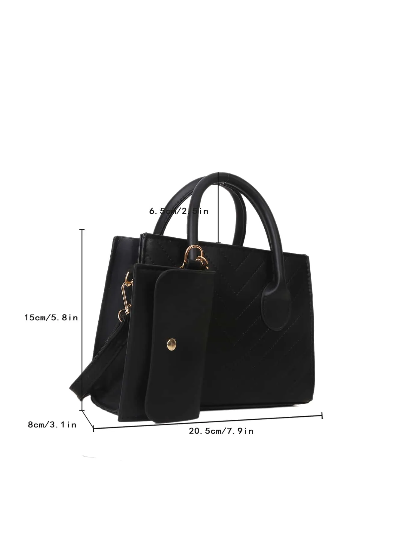 Double Handle Square  CLASSY Bag