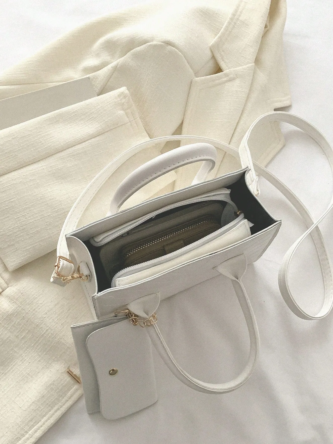 Double Handle Square  CLASSY Bag