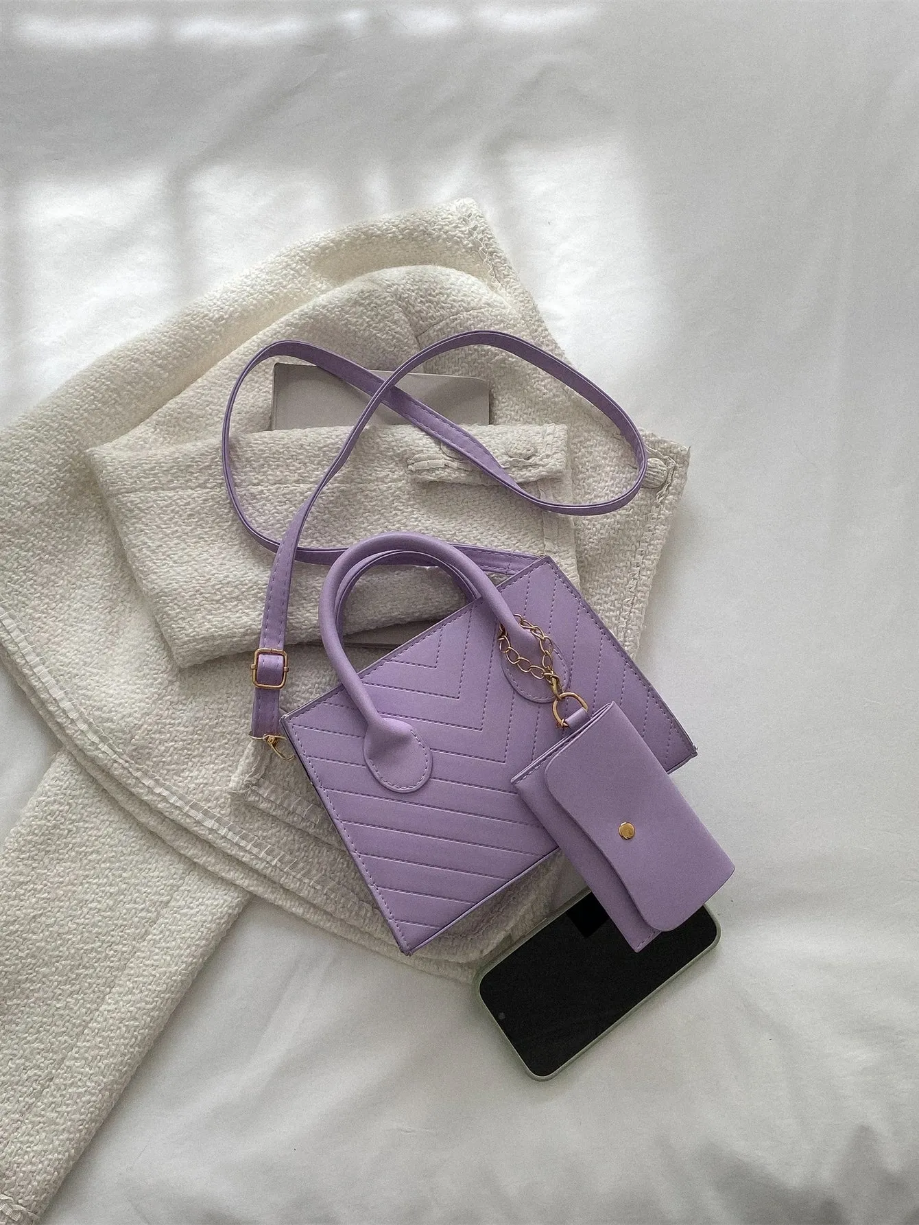 Double Handle Square  CLASSY Bag