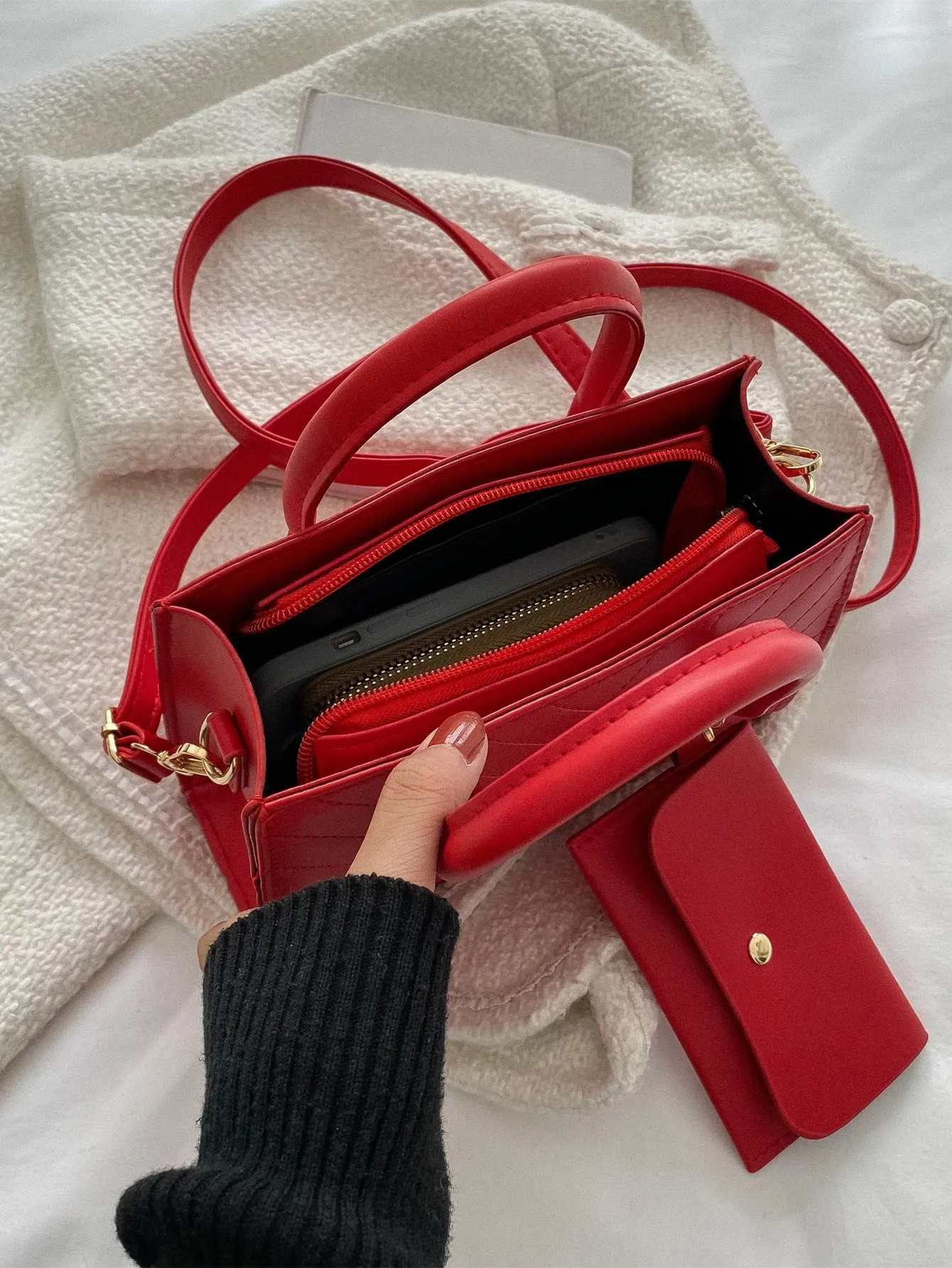 Double Handle Square  CLASSY Bag