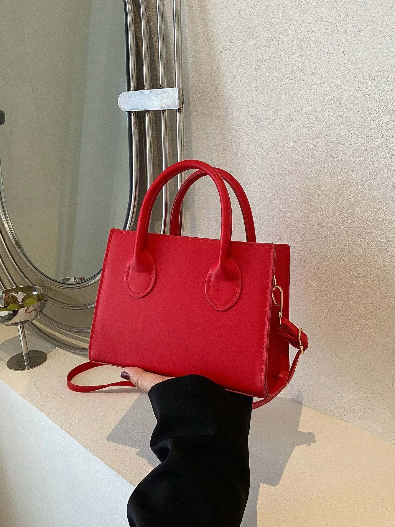 Double Handle Square  CLASSY Bag