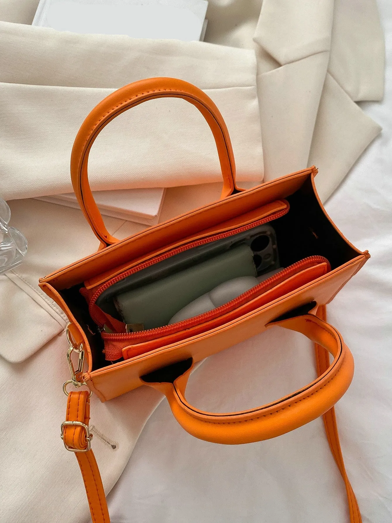 Double Handle Square  CLASSY Bag