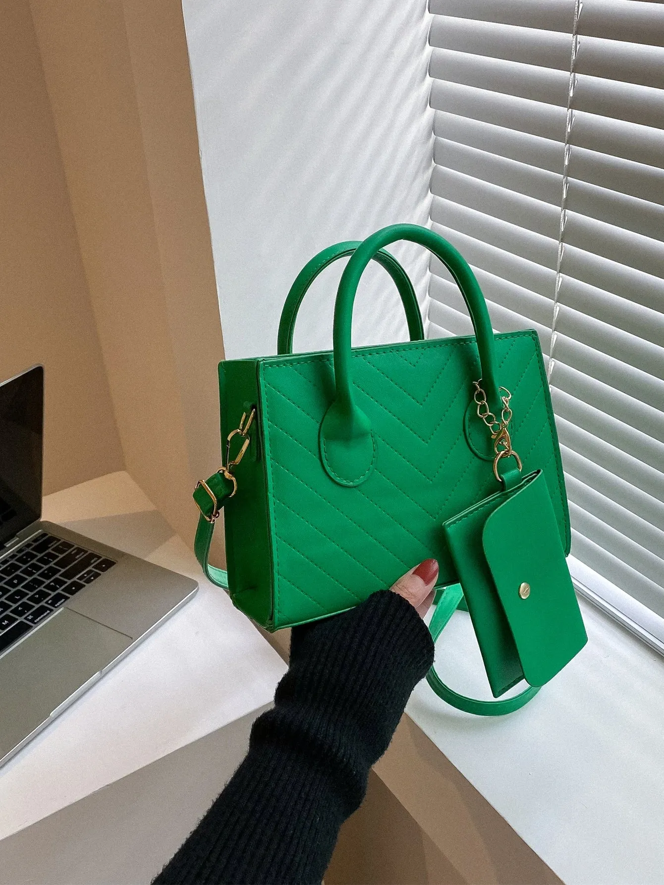 Double Handle Square  CLASSY Bag