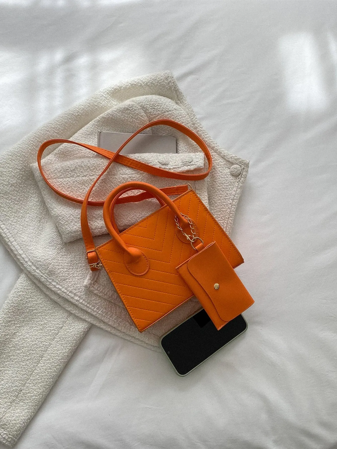 Double Handle Square  CLASSY Bag