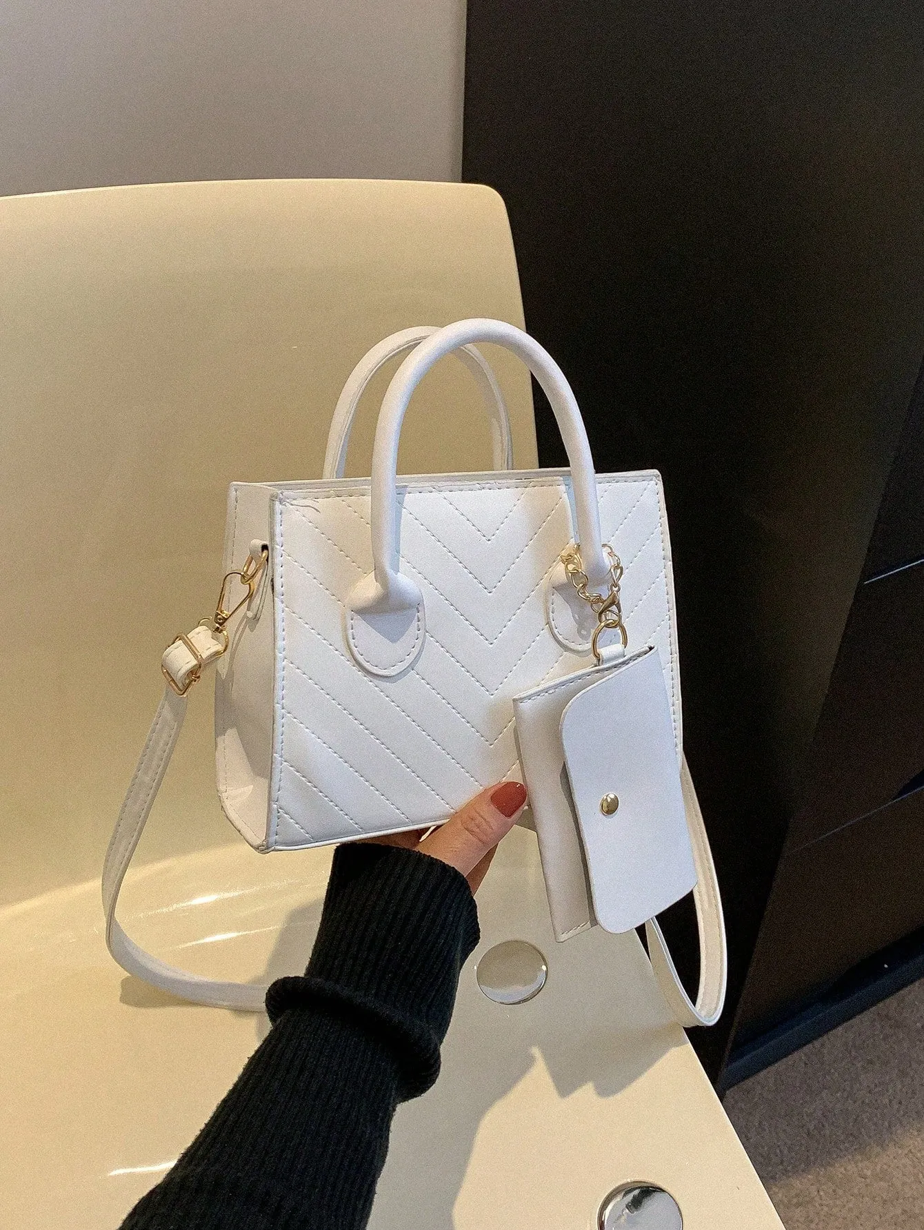 Double Handle Square  CLASSY Bag