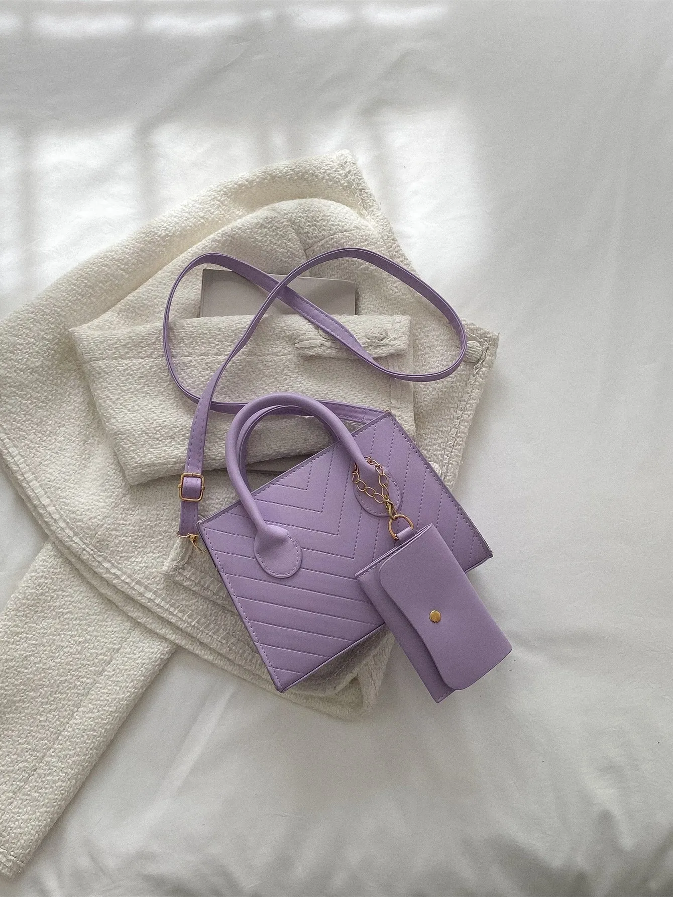Double Handle Square  CLASSY Bag