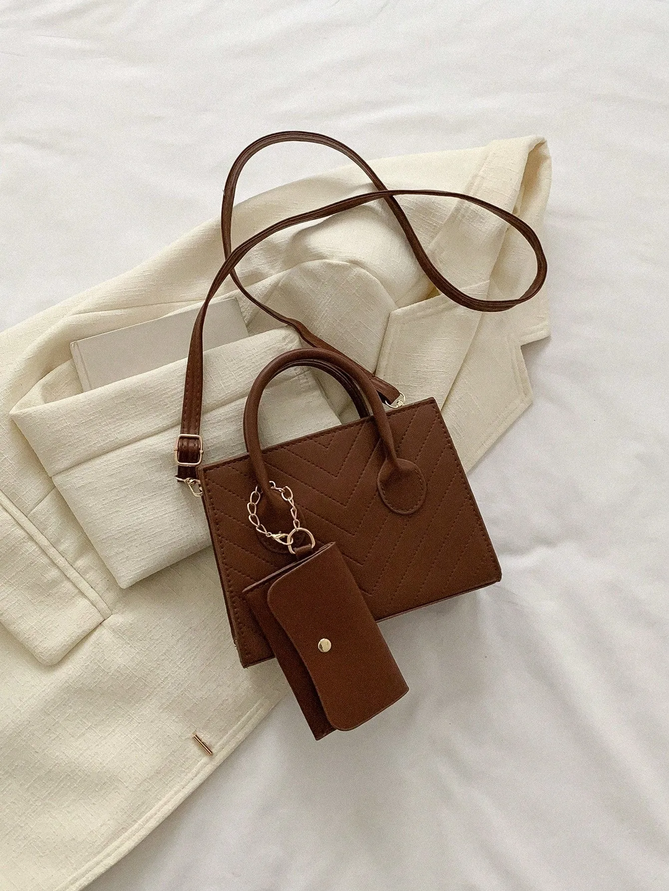 Double Handle Square  CLASSY Bag
