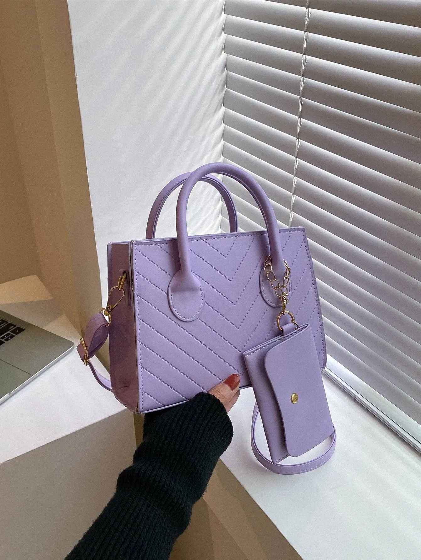 Double Handle Square  CLASSY Bag