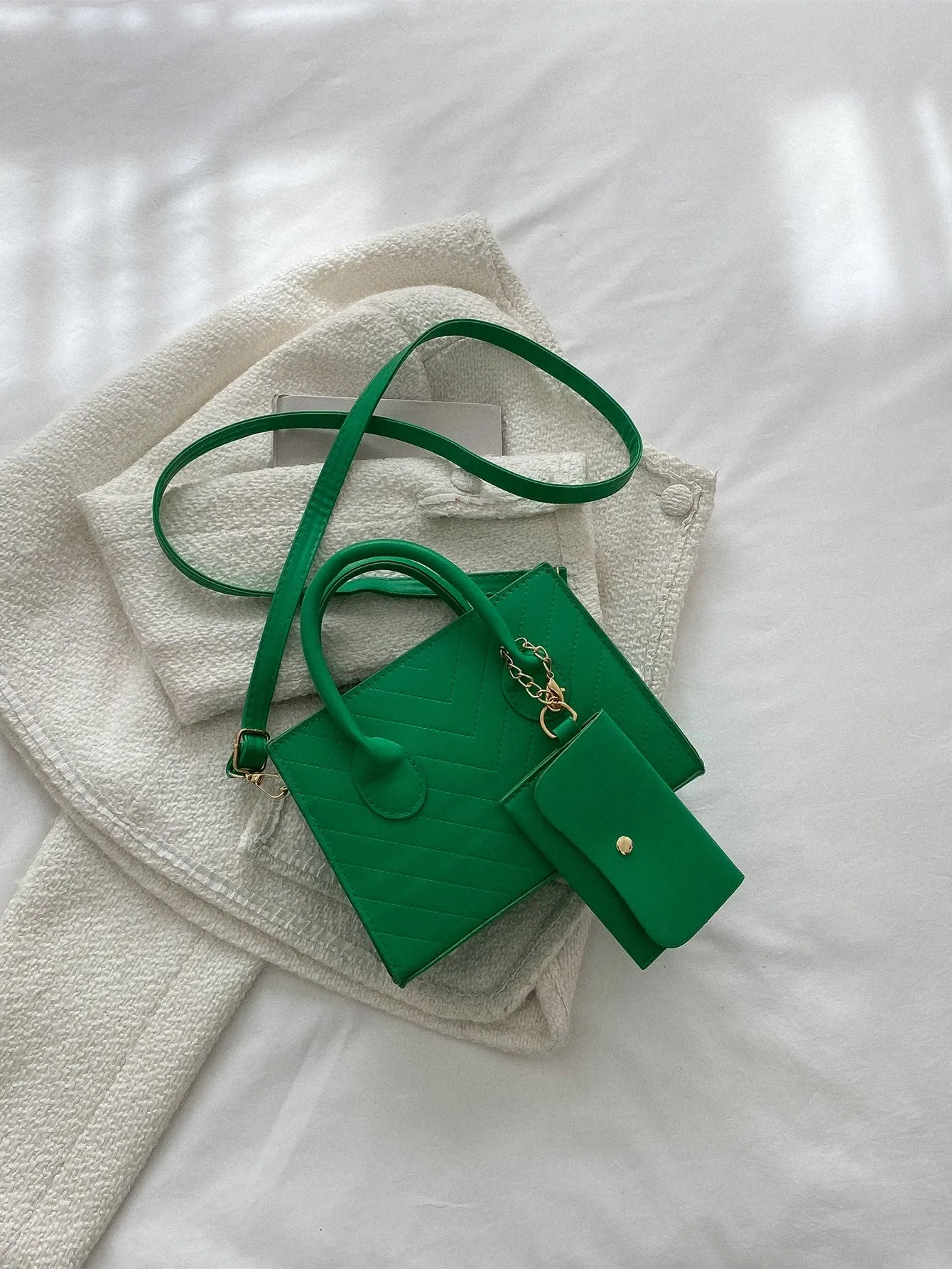 Double Handle Square  CLASSY Bag