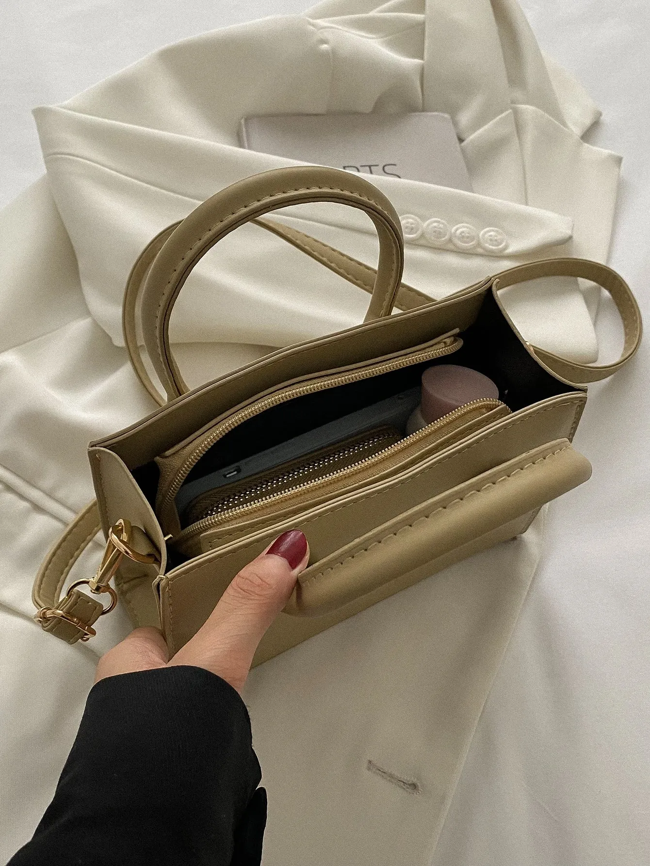 Double Handle Square  CLASSY Bag