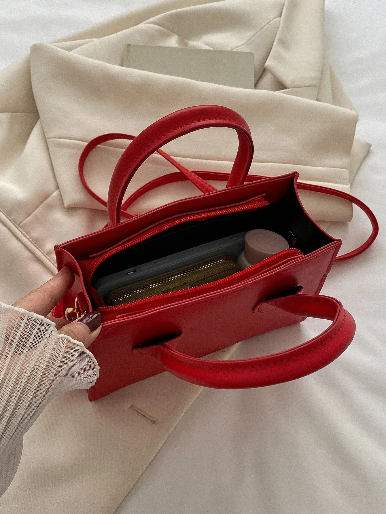 Double Handle Square  CLASSY Bag