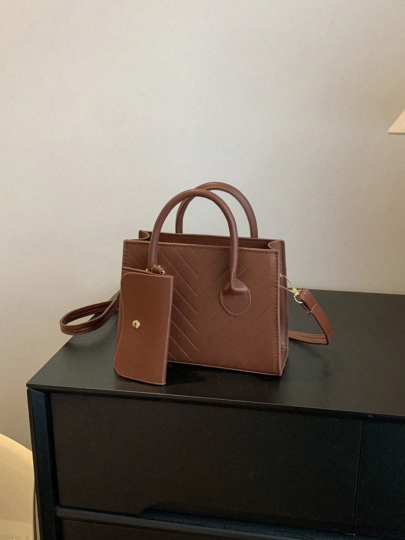Double Handle Square  CLASSY Bag