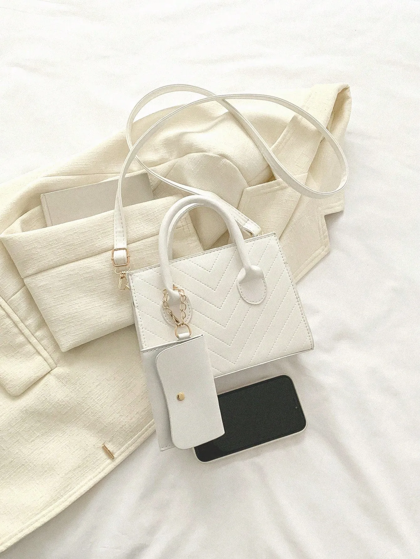 Double Handle Square  CLASSY Bag