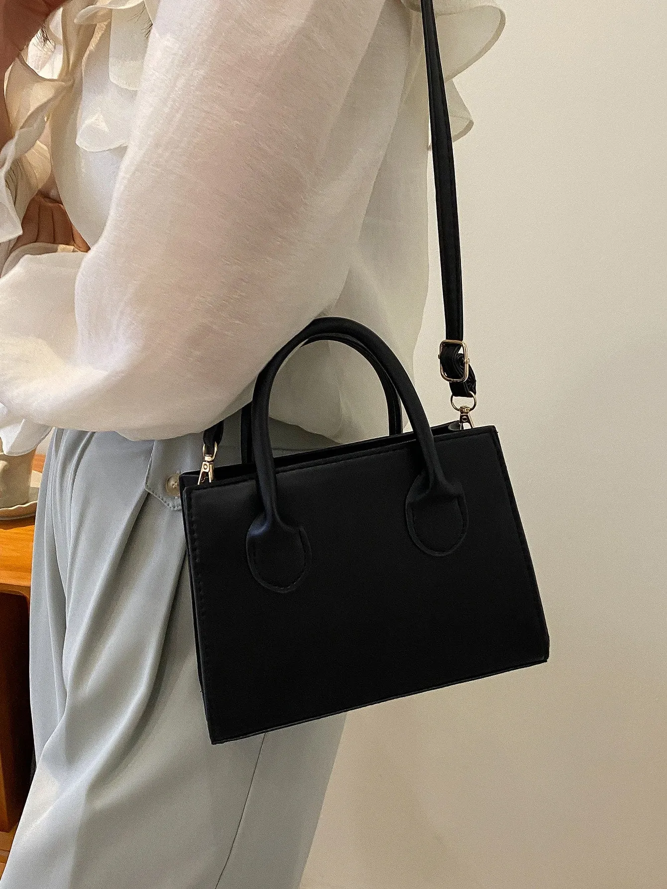 Double Handle Square  CLASSY Bag
