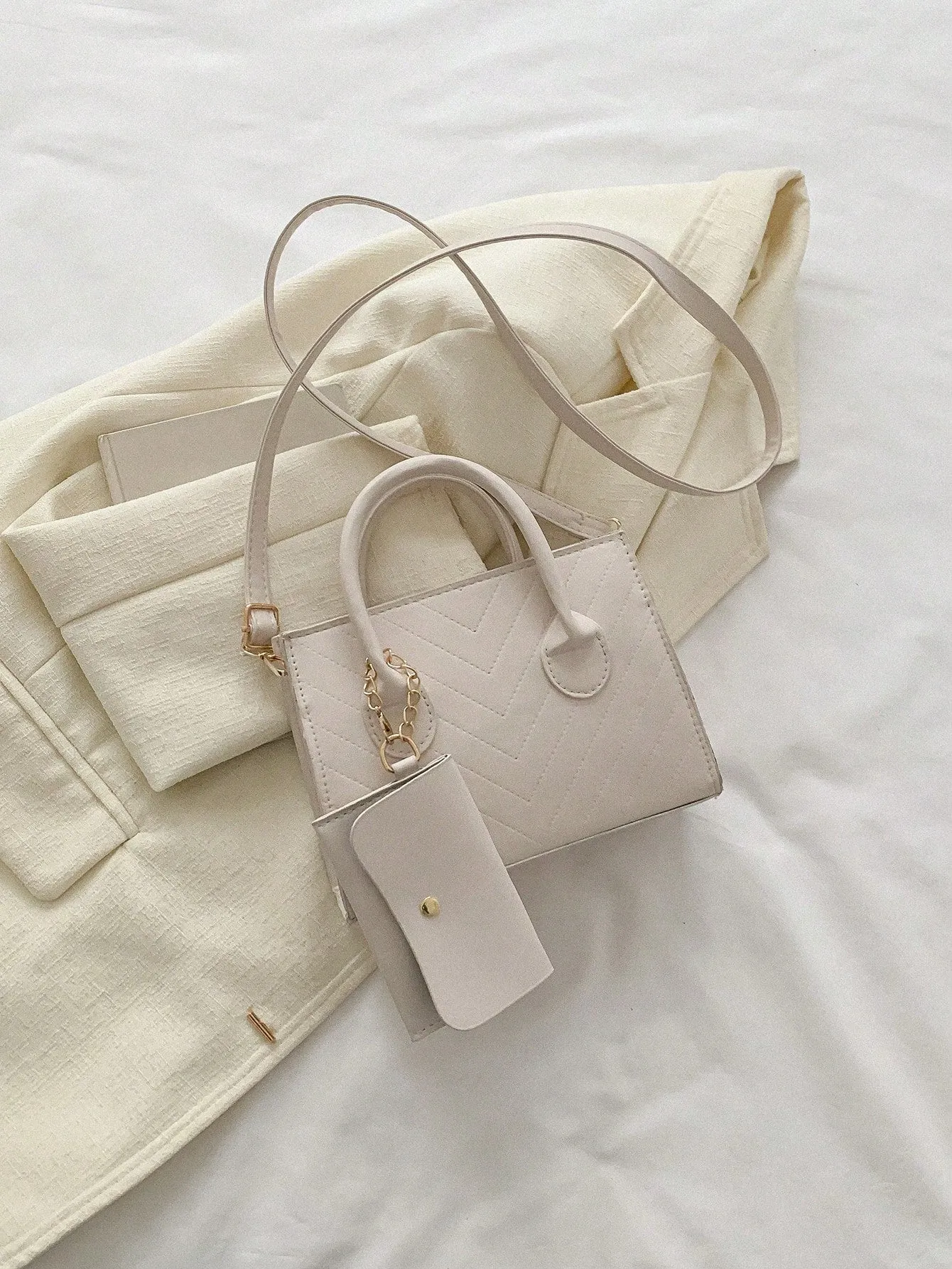 Double Handle Square  CLASSY Bag