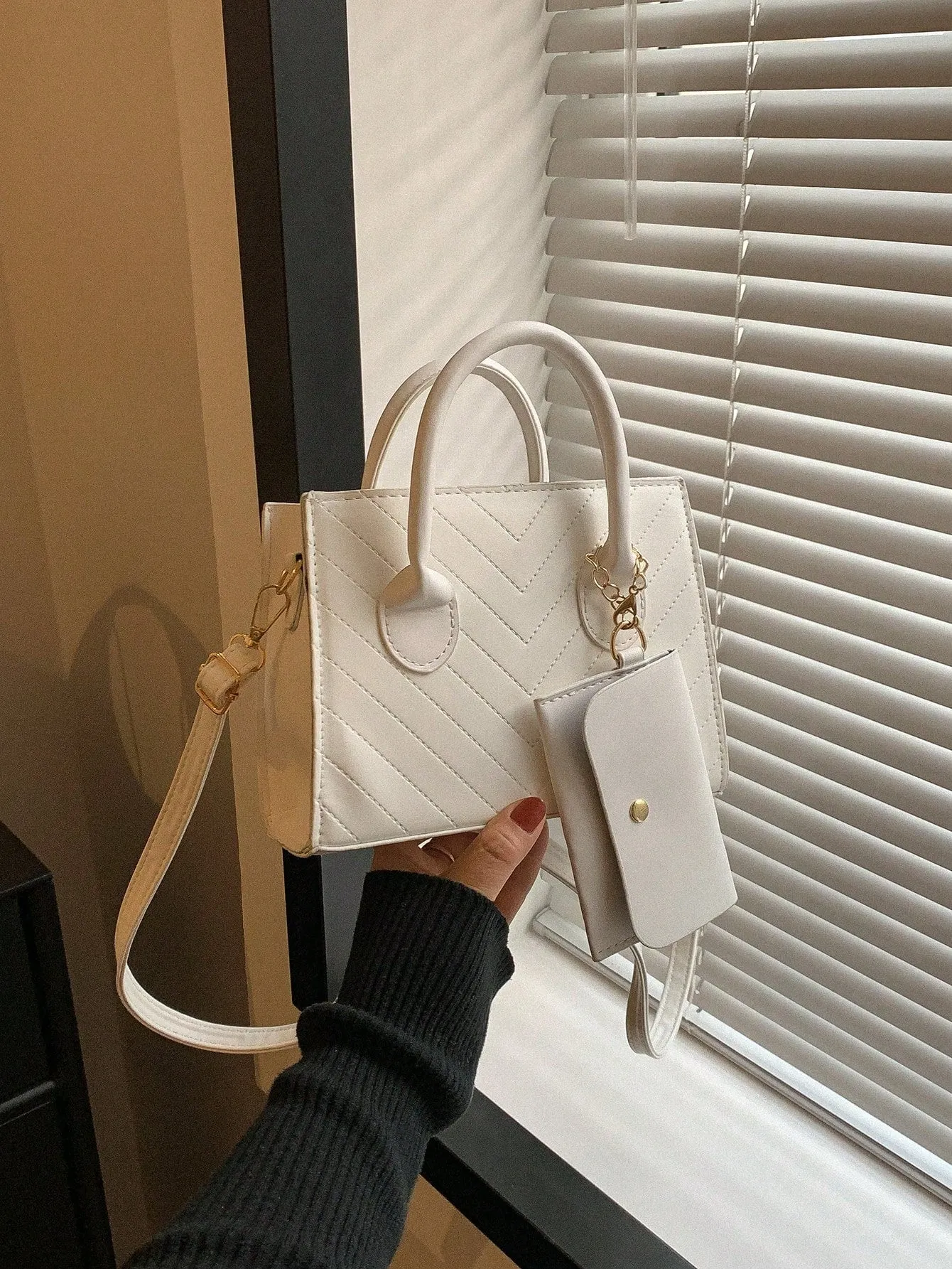 Double Handle Square  CLASSY Bag