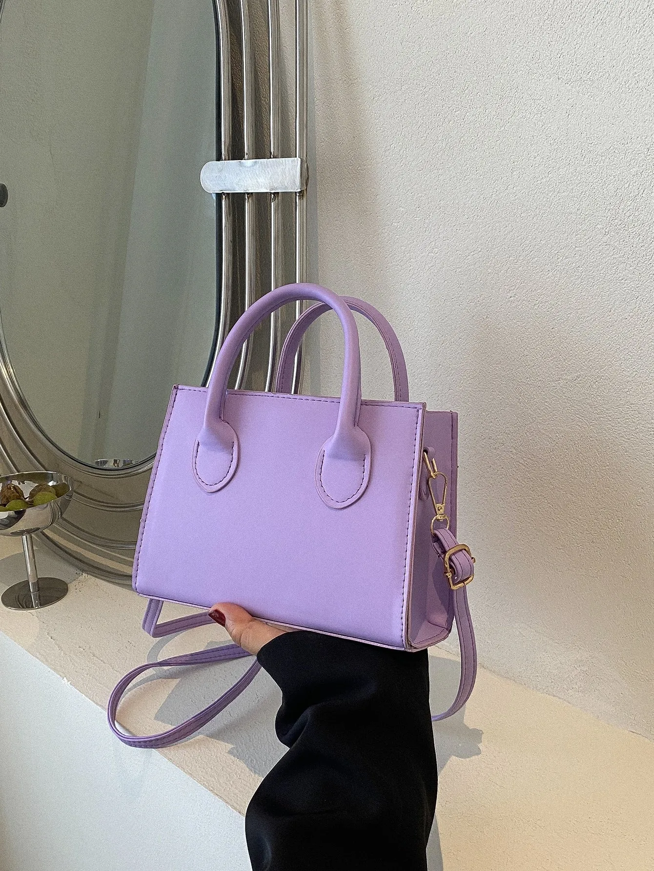 Double Handle Square  CLASSY Bag